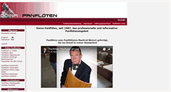 Desktop Screenshot of doina-panfloeten.de
