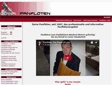 Tablet Screenshot of doina-panfloeten.de